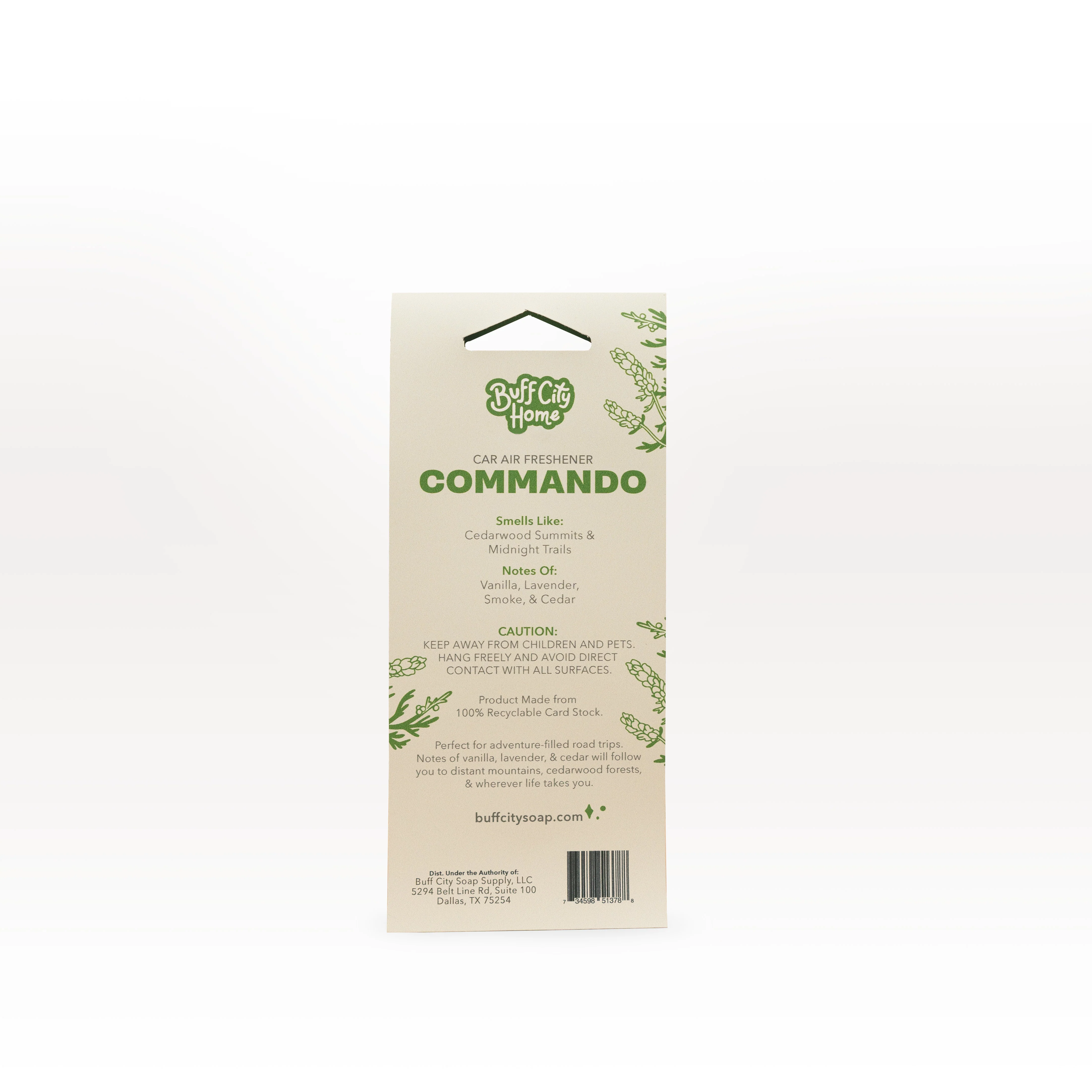 Commando Car Air Freshener